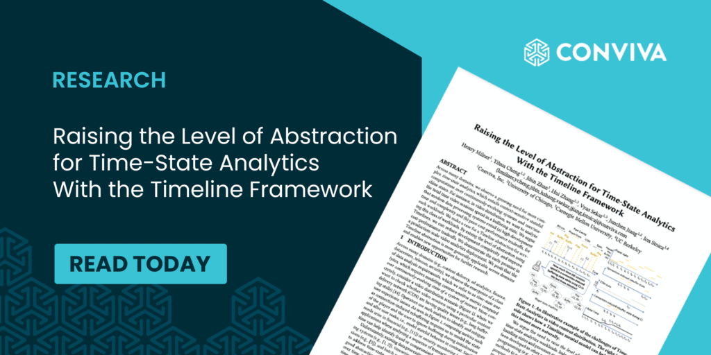 Raising the Level of Abstraction for Time-State Analytics With the Timeline Framework